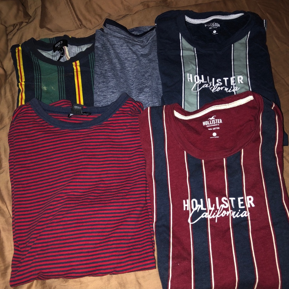 Bundle of men clothes and hoodies